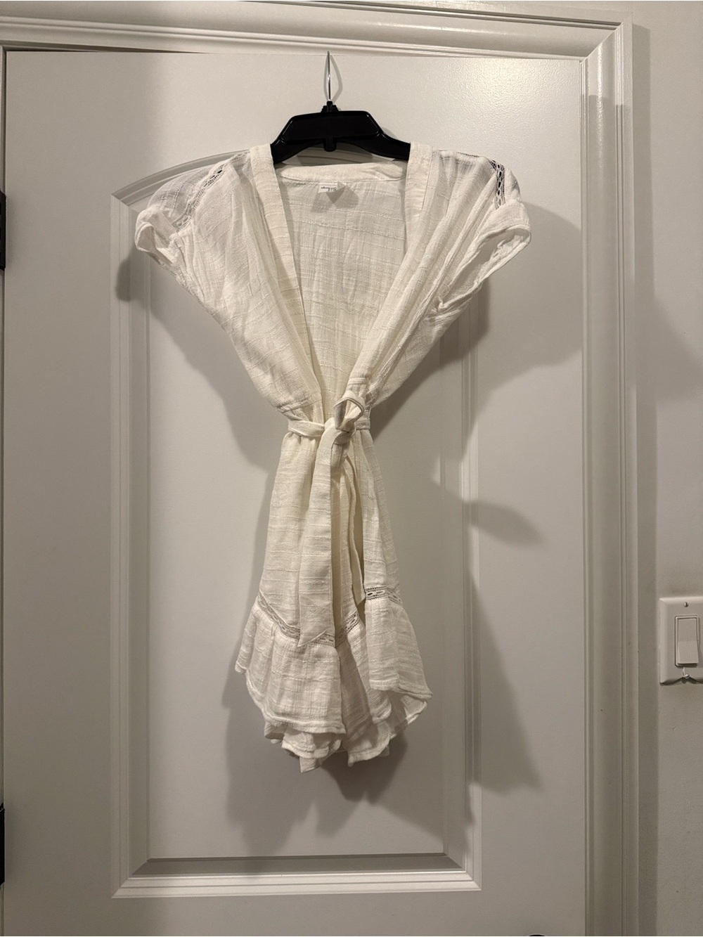 abercrombie kids Ivory Gauze Swim Coverup
